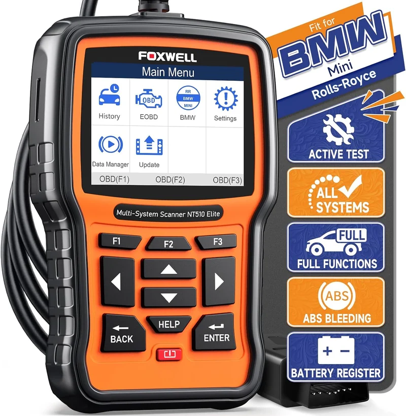 Foxwell NT510 Elite BMW OBD2 Scanner