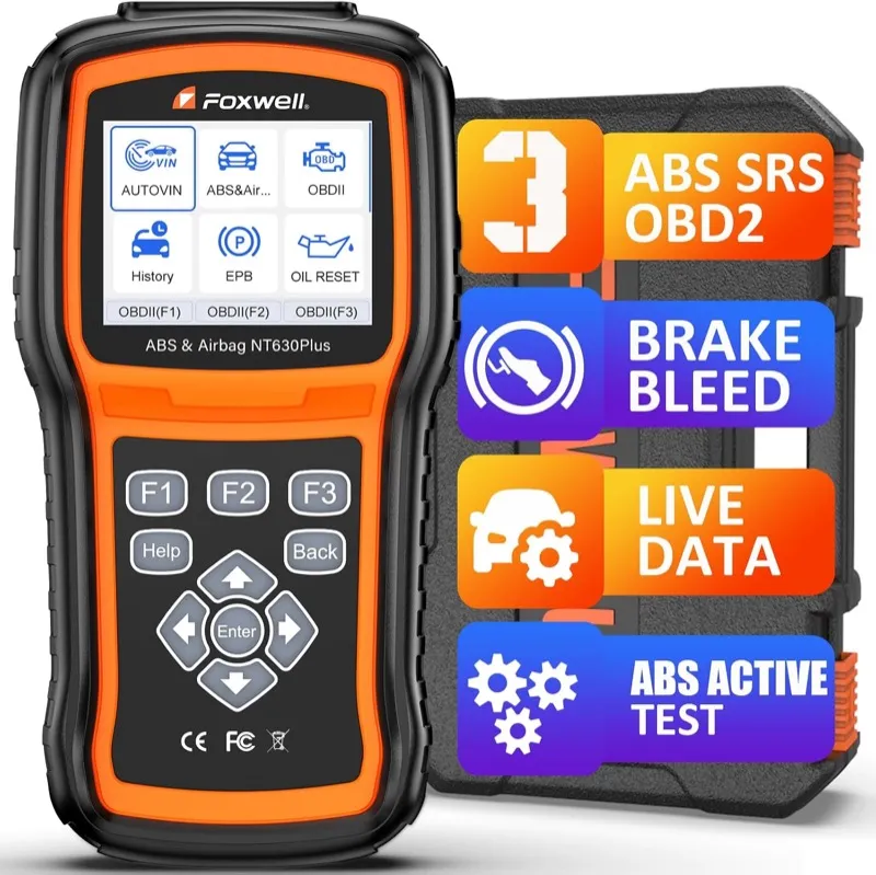 Foxwell NT630 Plus ABS SRS OBD2 Scanner