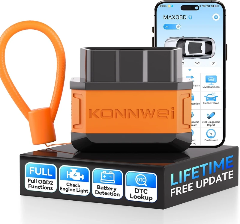 KONNWEI KW906 Bluetooth OBD2 Scanner for iPhone