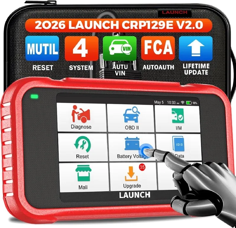 Launch CRP129E OBD2 scanner for Ford F-150 service resets