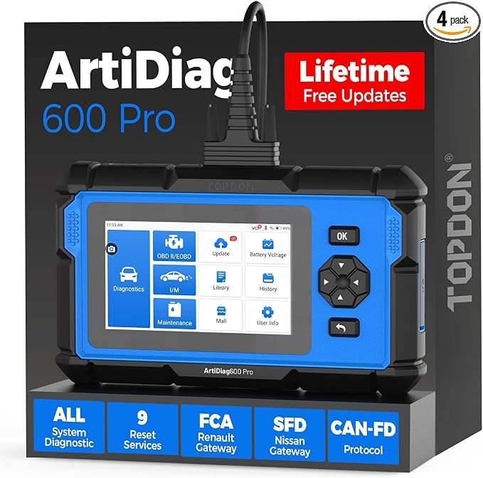 TOPDON ArtiDiag600 Pro entry CAN FD OBD2 scanner for Volvo XC60