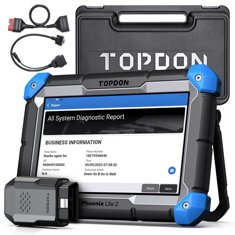 TOPDON Phoenix Lite 2 professional handheld OBD2 scanner for Volvo XC90