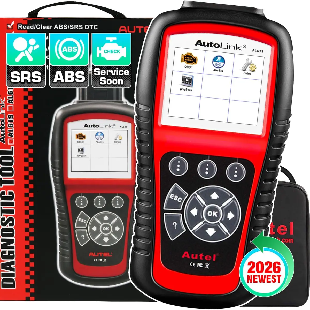 Autel AutoLink AL619 OBD2 scanner for Hyundai Elantra Best Budget