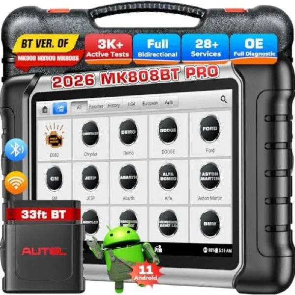 Autel MK808BT PRO V2 OBD2 scanner for Hyundai Santa Fe Best Overall