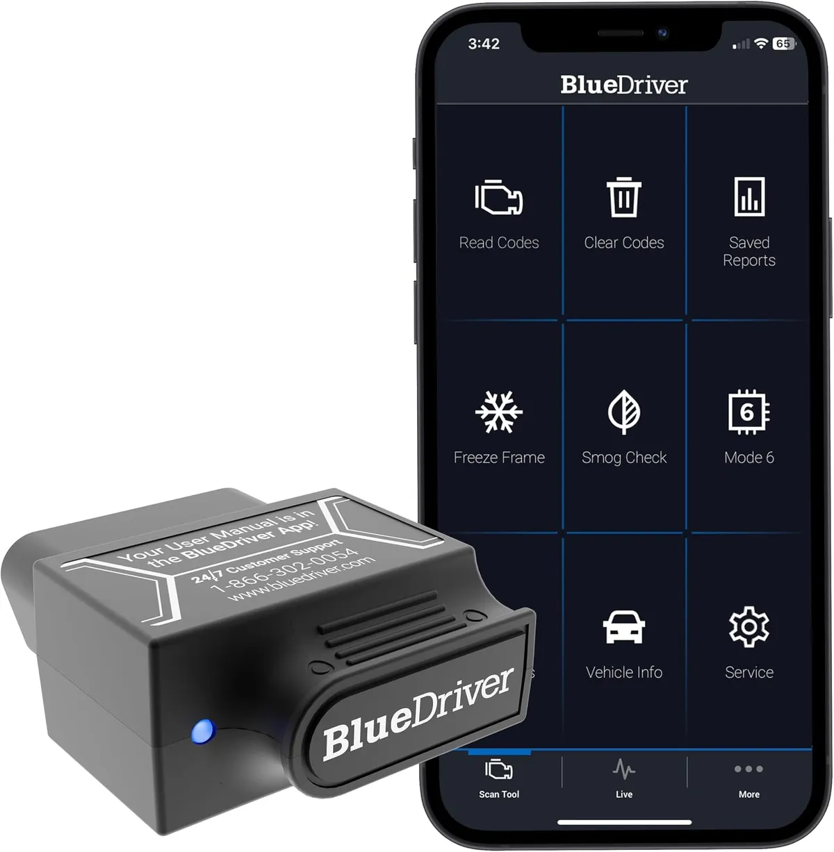 BlueDriver Bluetooth Pro OBD2 scanner for Jeep Wrangler Best Value