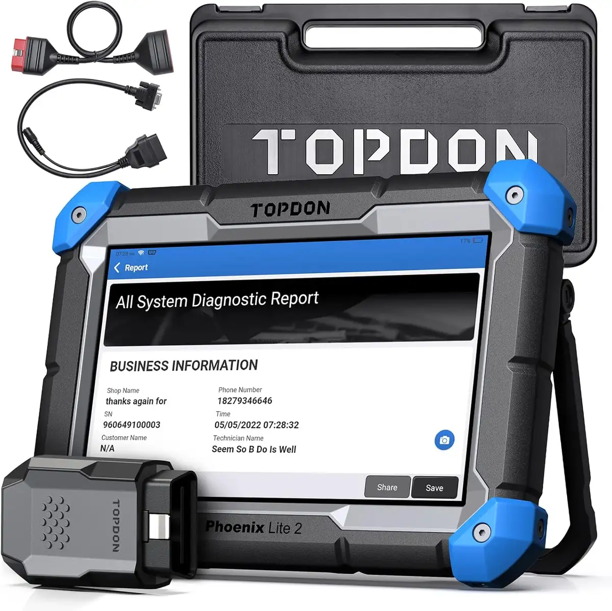 TOPDON Phoenix Lite 2 OBD2 scanner for Nissan Pathfinder