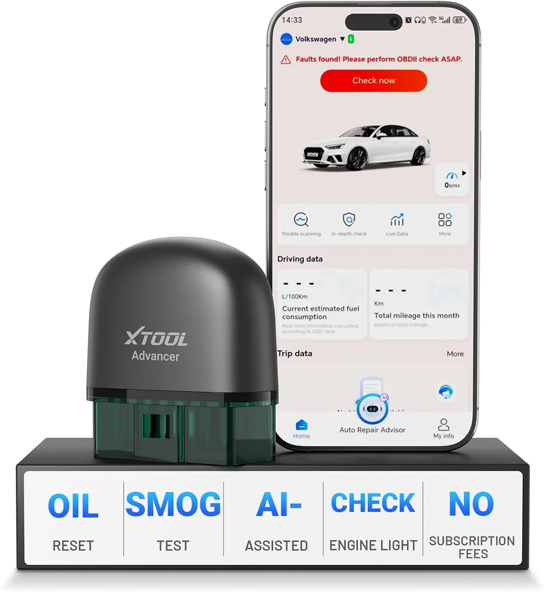 XTOOL AD20 Pro OBD2 scanner for Nissan Pathfinder